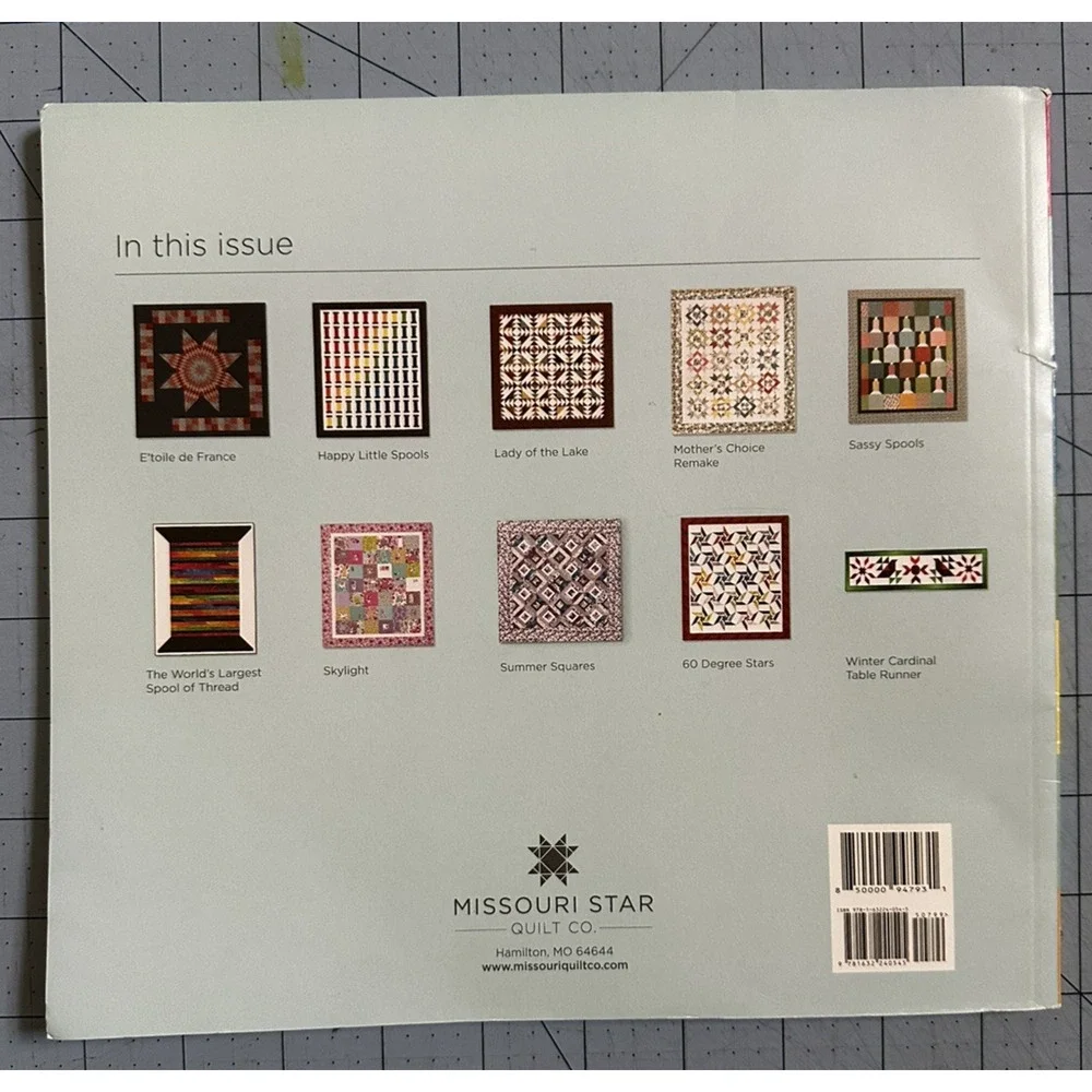 Missouri Star Quilt Co BLOCK 2021 Idea Book Vol 8 Issue 4 Soft Cover Pre-Owned